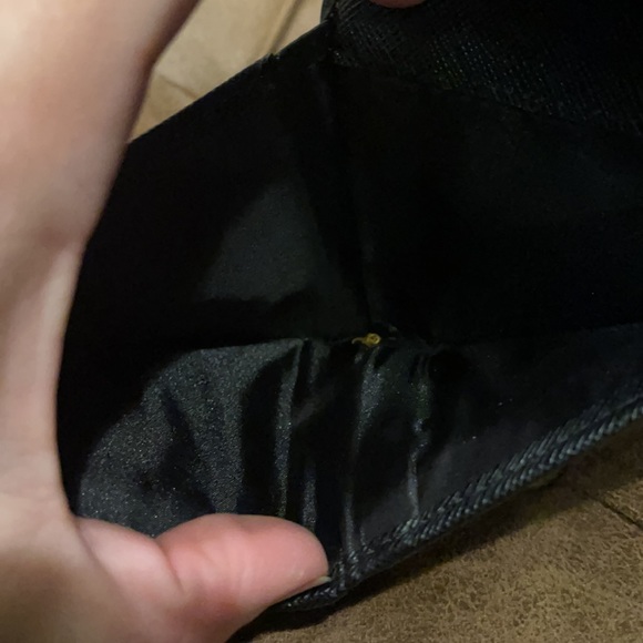 COACH MENS WALLET BLACK CC CANVAS - Picture 6 of 14